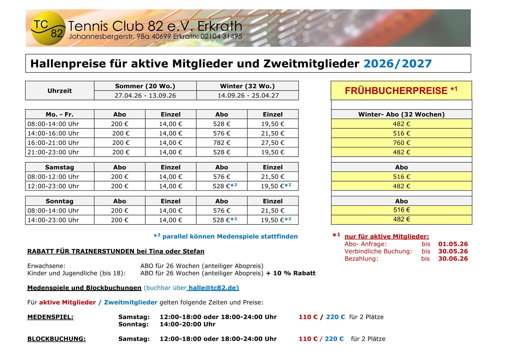 Preisliste